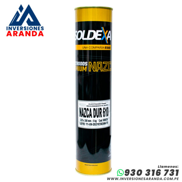 ELECTRODO NAZCA DUR 610
