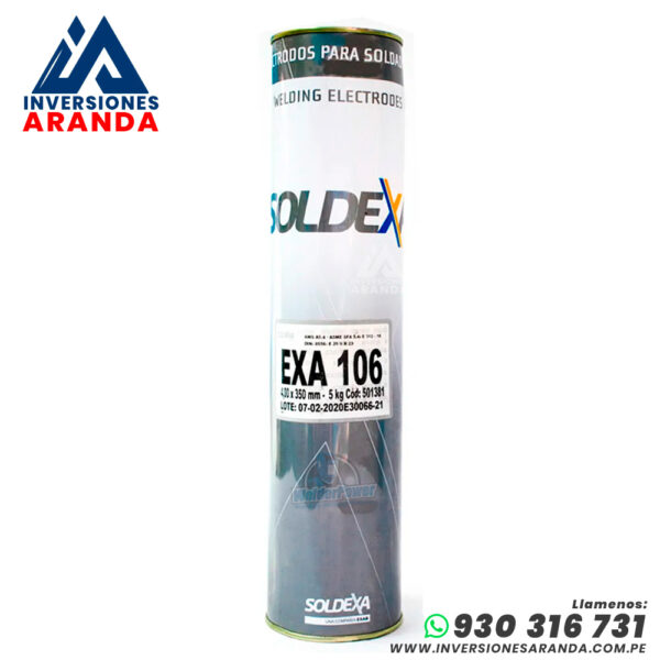ELECTRODO EXA 106 SOLDEXA