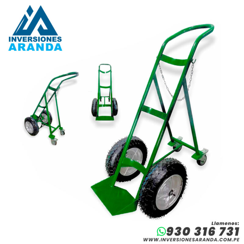 CARRETA PORTA BALON DE OXIGENO 10M3