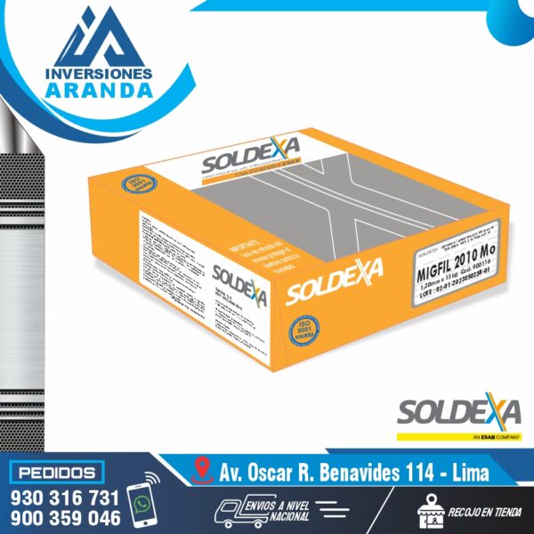ALAMBRE MIGFIL 2010Mo - SOLDEXA