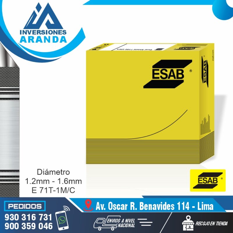 ALAMBRE TUBULAR DUAL SHIELD 7100 ULTRA