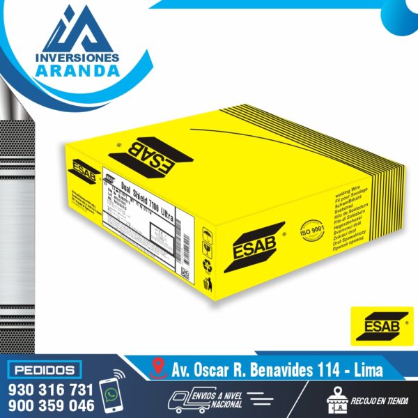 ALAMBRE TUBULAR DUAL SHIELD 7100 ULTRA - ESAB