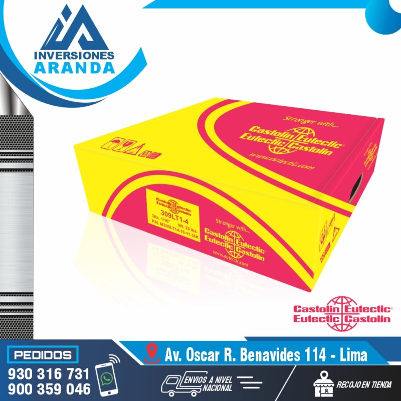 ALAMBRE TUBULAR E309LT 1/4 - EUTECTIC CASTOLIN