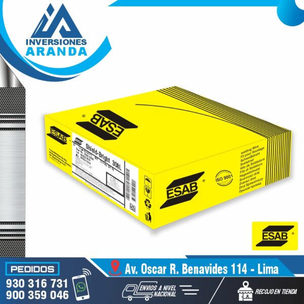 ALAMBRE TUBULAR SHIELD - BRIGHT 308L - ESAB