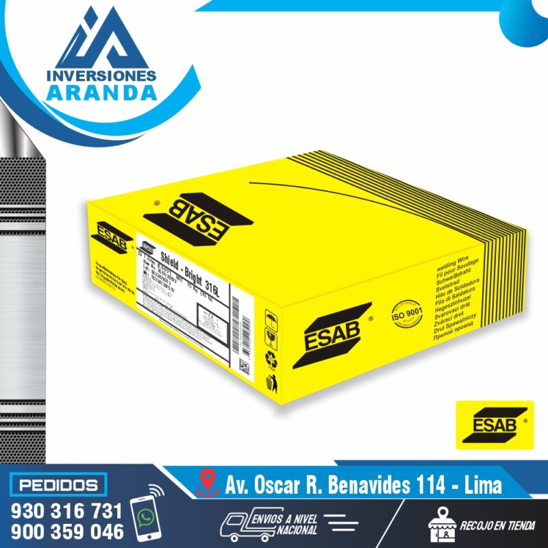 ALAMBRE TUBULAR SHIELD - BRIGHT 316L - ESAB