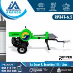ASTILLADORA - CHIPEADORA PARA TRONCOS Y RAMAS RP34T- 6.5 RIPPER