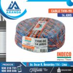 CABLE THW-90 - 14 AWG - INDECO