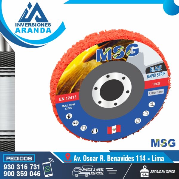 DISCOS PARA PULIR ACERO INOXIDABLE - BLAZE RAPID STRIP
