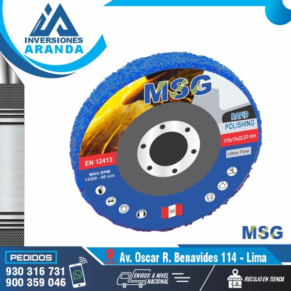 DISCOS PARA PULIR ACERO INOXIDABLE - RAPID POLISHING