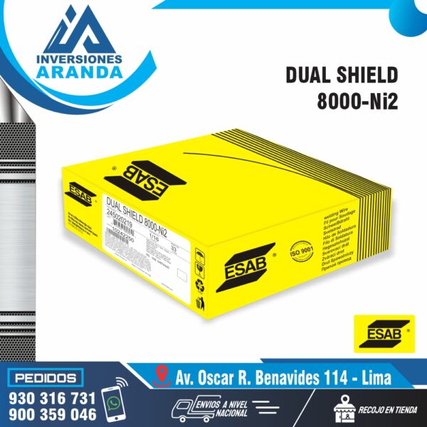 DUAL SHIELD 8000-Ni2 - ESAB