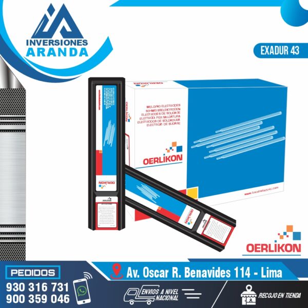 ELECTRODO EXADUR 43 OERLIKON