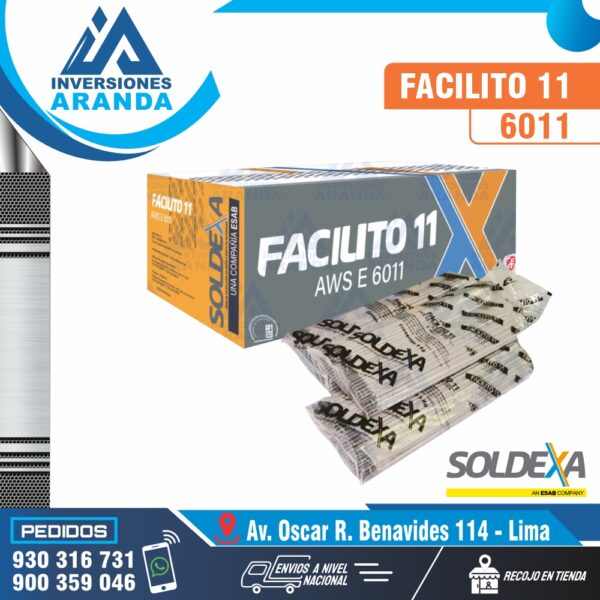 ELECTRODO FACILITO 6011 - SOLDEXA
