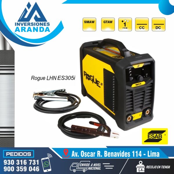 MAQUINA DE SOLDAR ROGUE LHN ES305i - ESAB