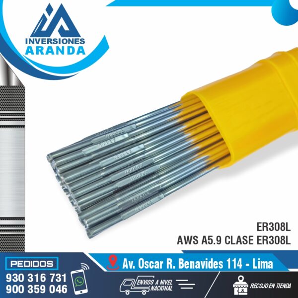 MATERIAL DE APORTE SUPERTIG 308L