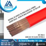 MATERIAL DE APORTE TIG PARA ACERO AL CARBON - ER 70S-6 WP