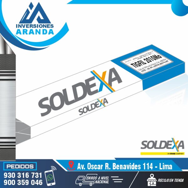 MATERIAL DE APORTE TIGFIL 2010Mo - SOLDEXA