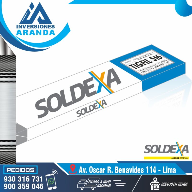 MATERIAL DE APORTE TIGFIL St6 - SOLDEXA