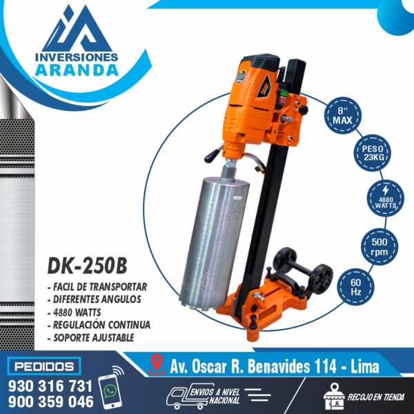 PERFORADORA DIAMANTINA - MODELO DK-250B