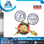 REGULADOR ACETILENO RC-350 WELDMAX