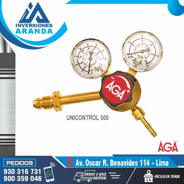REGULADOR UNICONTROL 500 - ACETILENO