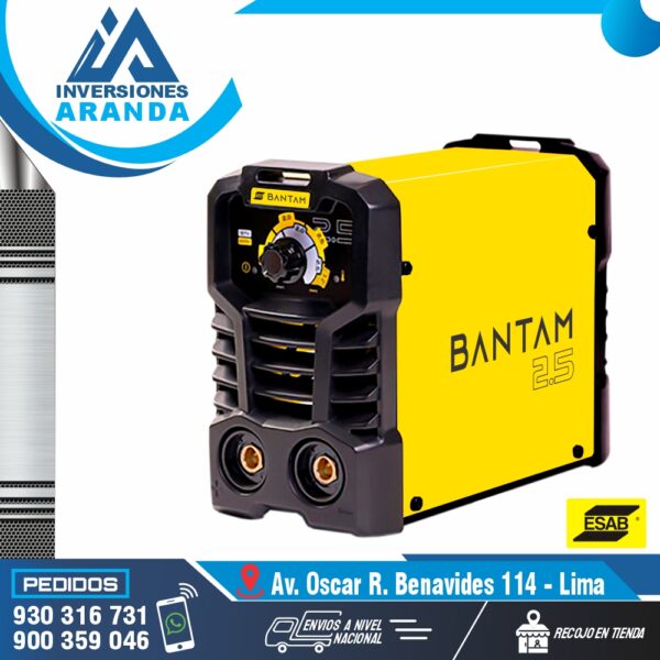SOLDADORA INVERSORA BANTAM 2.5 - ESAB