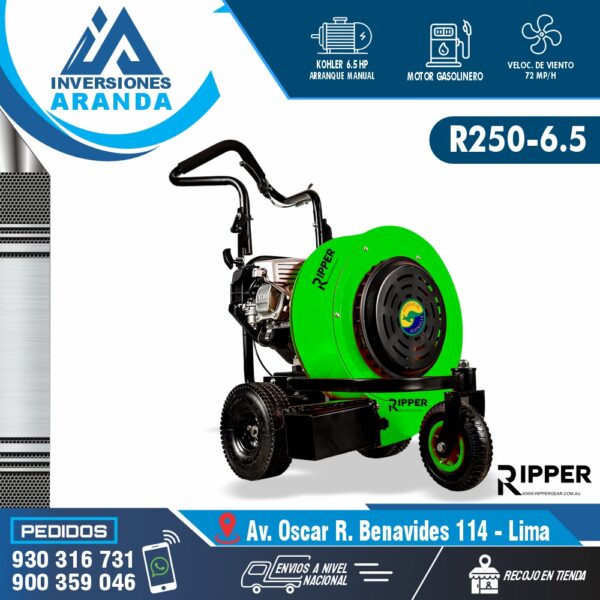 SOPLADORA R250 - 6.5 RIPPER