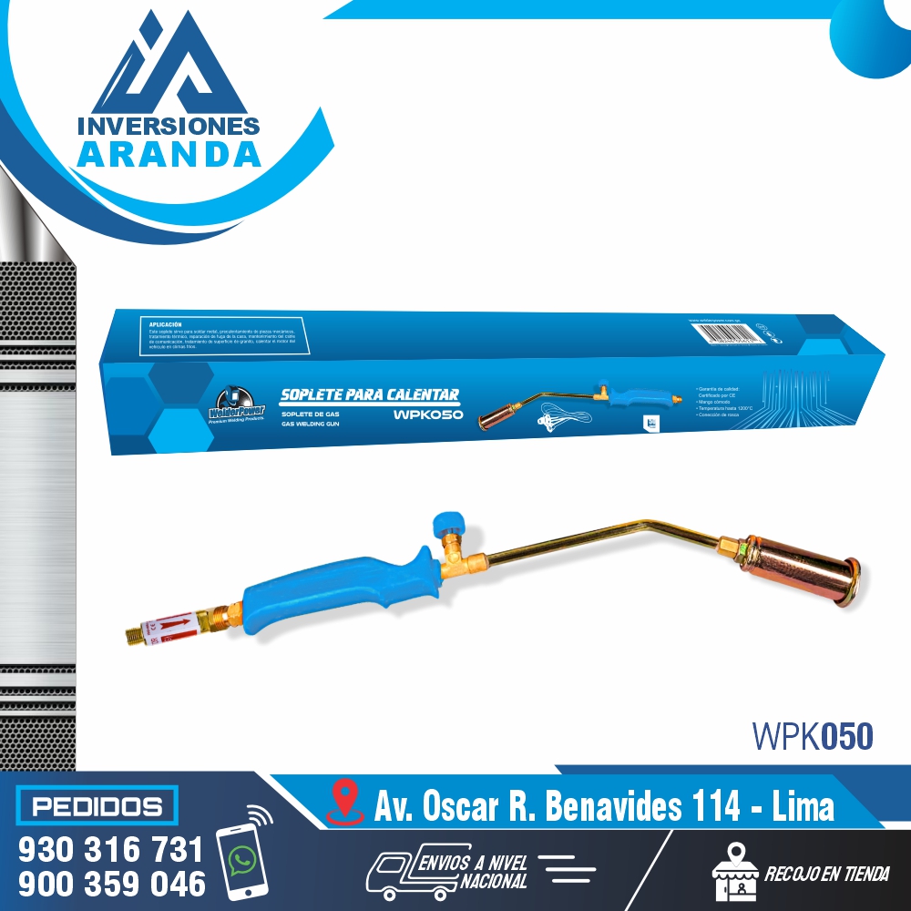 SOPLETE PARA CALENTAR WPK050 - WELDER POWER SOPLETE PARA CALENTAR WPK050 - WELDER POWER