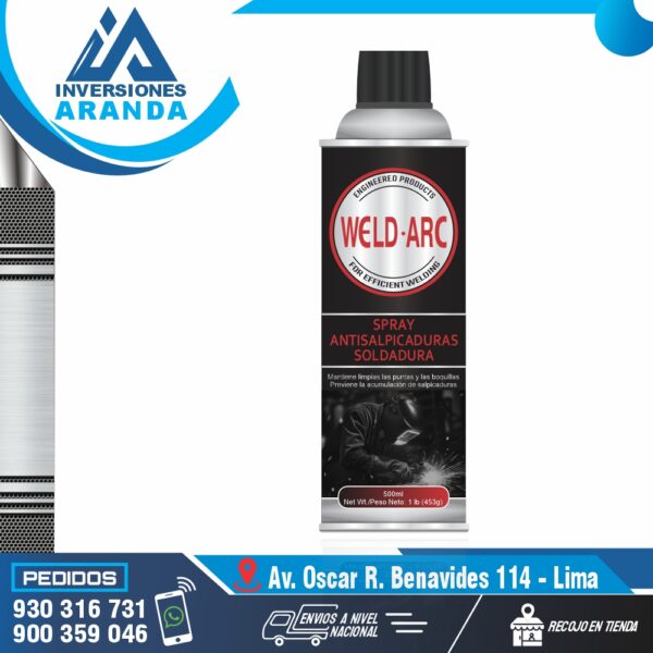 SPRAY ANTISALPICADURAS SOLDADURA - WELD ARC