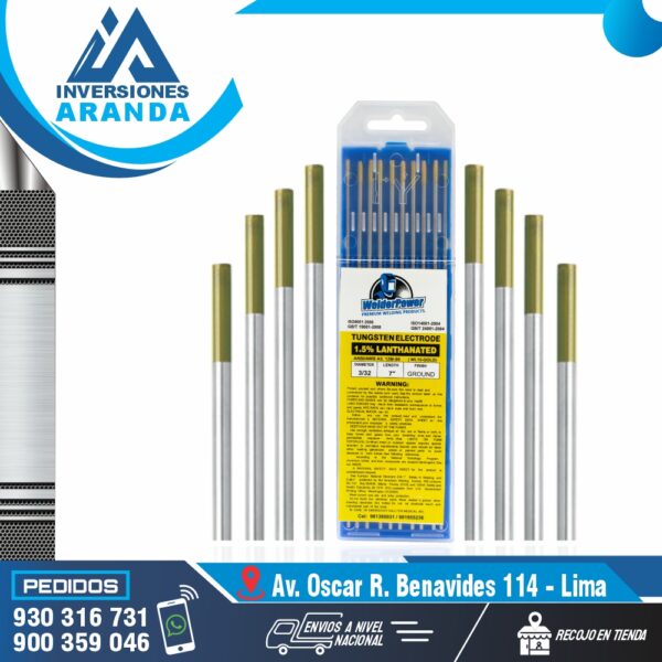 TUNGSTENO 1.5% LANTANO (EWLa-1.5)
