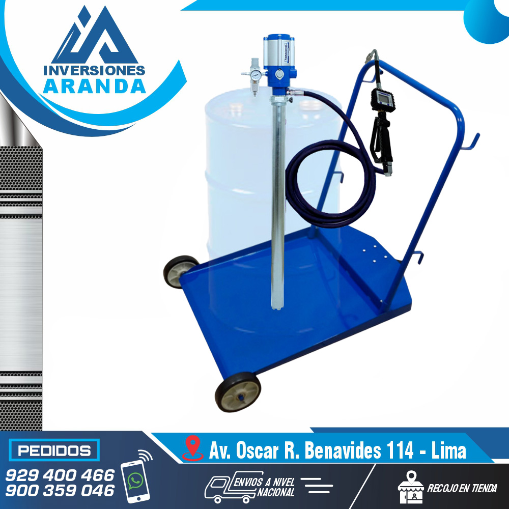 ACEITERA NEUMATICA DE 200L CON MEDIDOR DIGITAL Y COCHE YAMAGUCHI 180C ACEITERA NEUMATICA DE 200L CON MEDIDOR DIGITAL Y COCHE YAMAGUCHI 180C