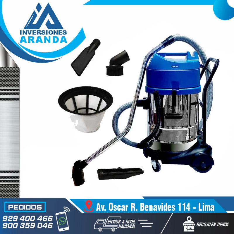 ASPIRADORA INDUSTRIAL DVC60 DOBLE MOTOR 60L DONG CHENG