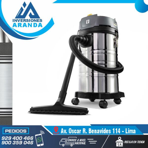 ASPIRADORA INDUSTRIAL NT30/1ME SECO Y HUMEDO 30L KARCHER