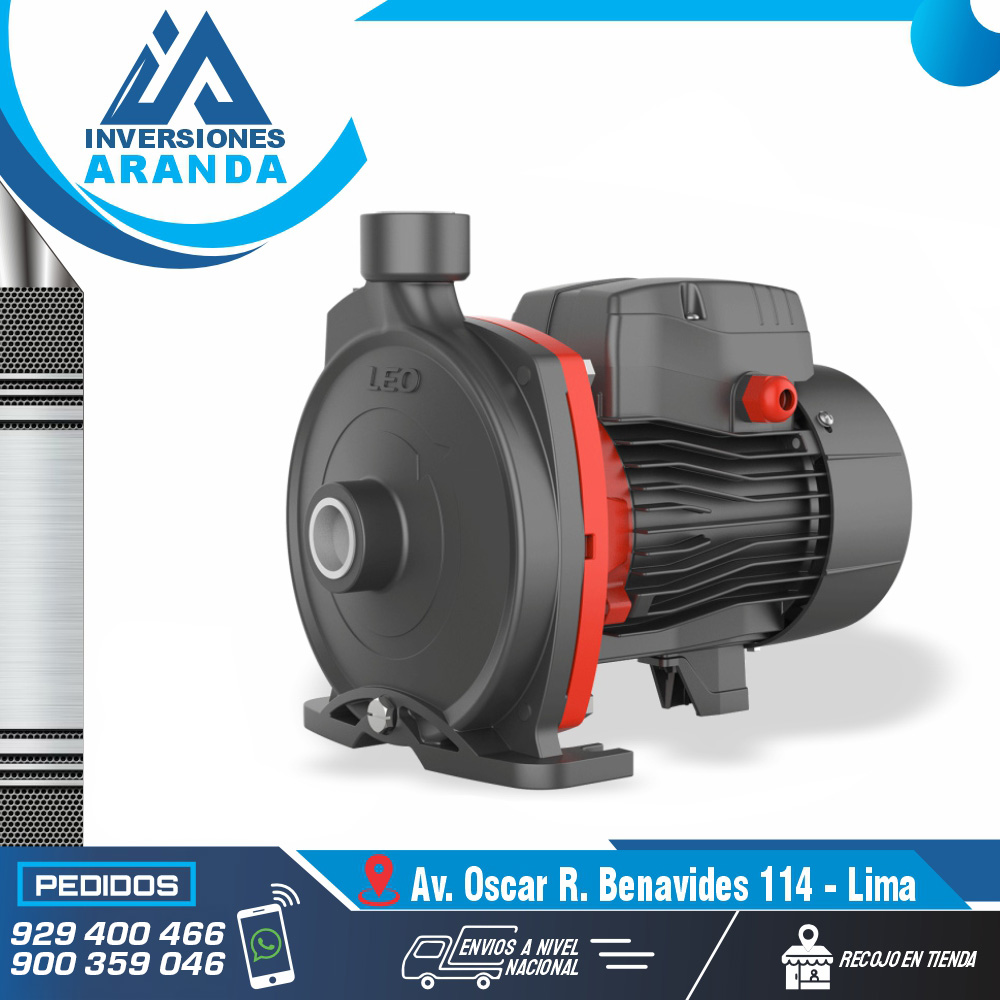 BOMBA DE AGUA CENTRÍFUGA IMPULSOR BRONCE LEO ACm300C2 BOMBA DE AGUA CENTRÍFUGA IMPULSOR BRONCE LEO ACm300C2