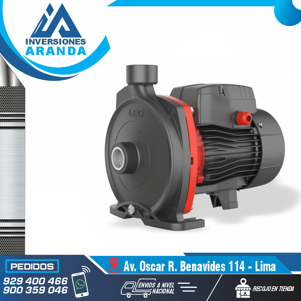 BOMBA DE AGUA CENTRÍFUGA IMPULSOR BRONCE LEO XCm25-160B BOMBA DE AGUA CENTRÍFUGA IMPULSOR BRONCE LEO XCm25/160B