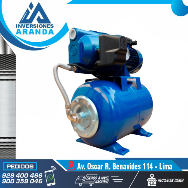 BOMBA DE AGUA HIDRONEUMATICO AUJET100L CATTINI