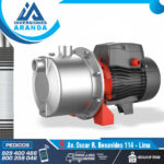 BOMBA DE AGUA JET CUERPO ACERO INOXIDABLE LEO AJm75s