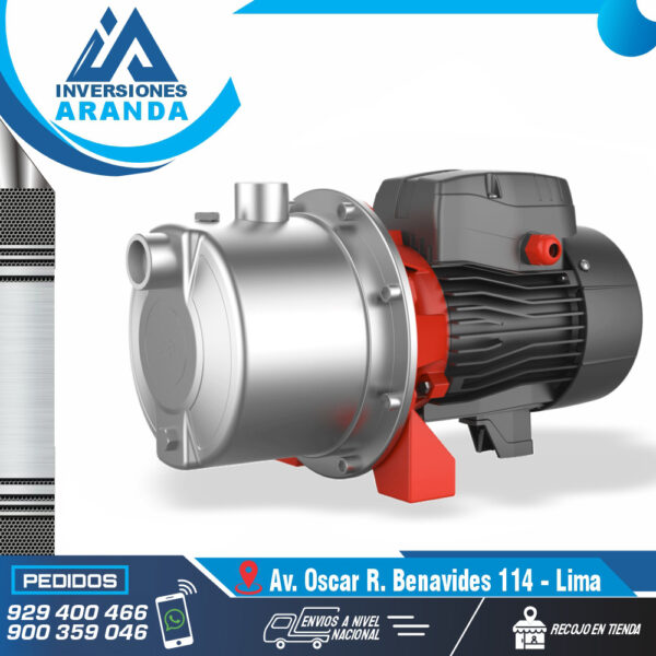 BOMBA DE AGUA JET CUERPO ACERO INOXIDABLE LEO AJm75s