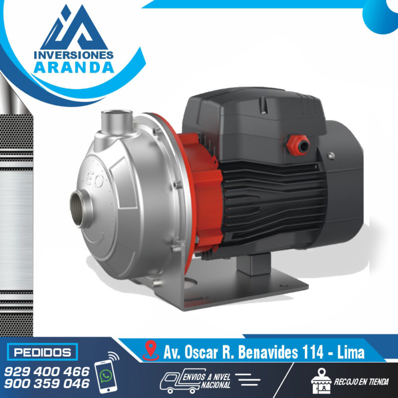 BOMBA DE AGUA MONOETAPA DE IMPULSOR CERRADO LEO AMSm120