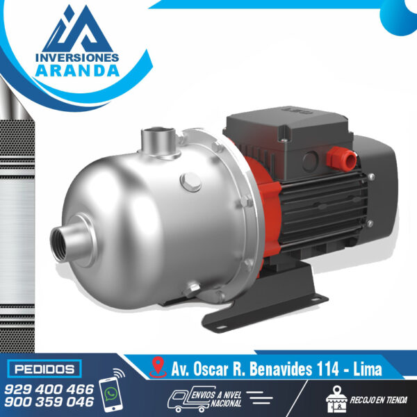 BOMBA DE AGUA MULTIETAPICA HORIZONTAL EDH4-30 LEO