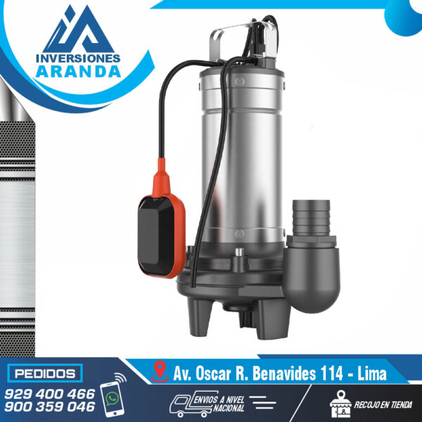 BOMBA DE AGUA SUMERGIBLE TIPO CAMPANA LSWm100A LEO