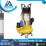 BOMBA DE AGUA SUMERGIBLE V1100F CATTINI