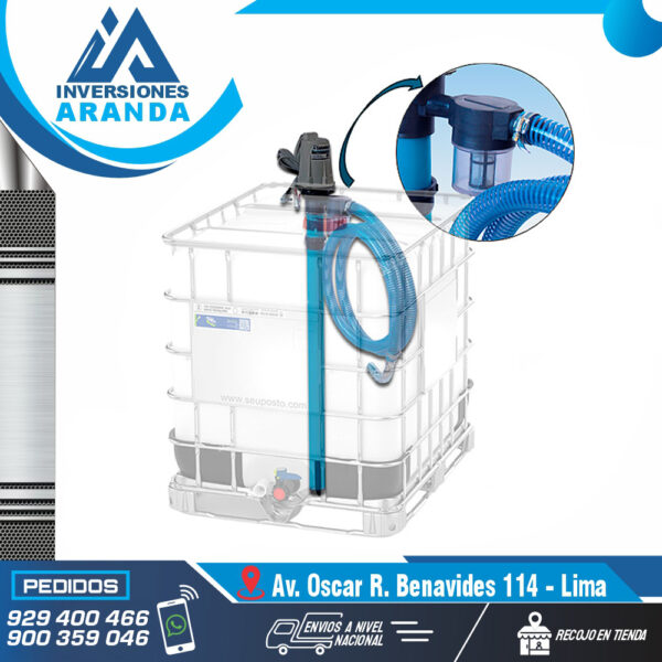 BOMBA ELECTRICA PARA TAMBOR DE 1000L DE 12V CON FILTRO YAMAGUCHI 313