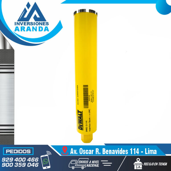 BROCA PARA DIAMANTINA DE 3-1/4" DEWALT DW82