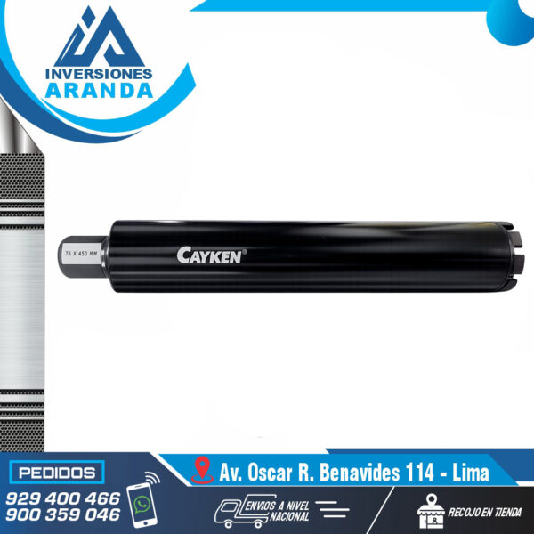 BROCA PARA DIAMANTINAS DE 3″ CAYKEN CKN76P