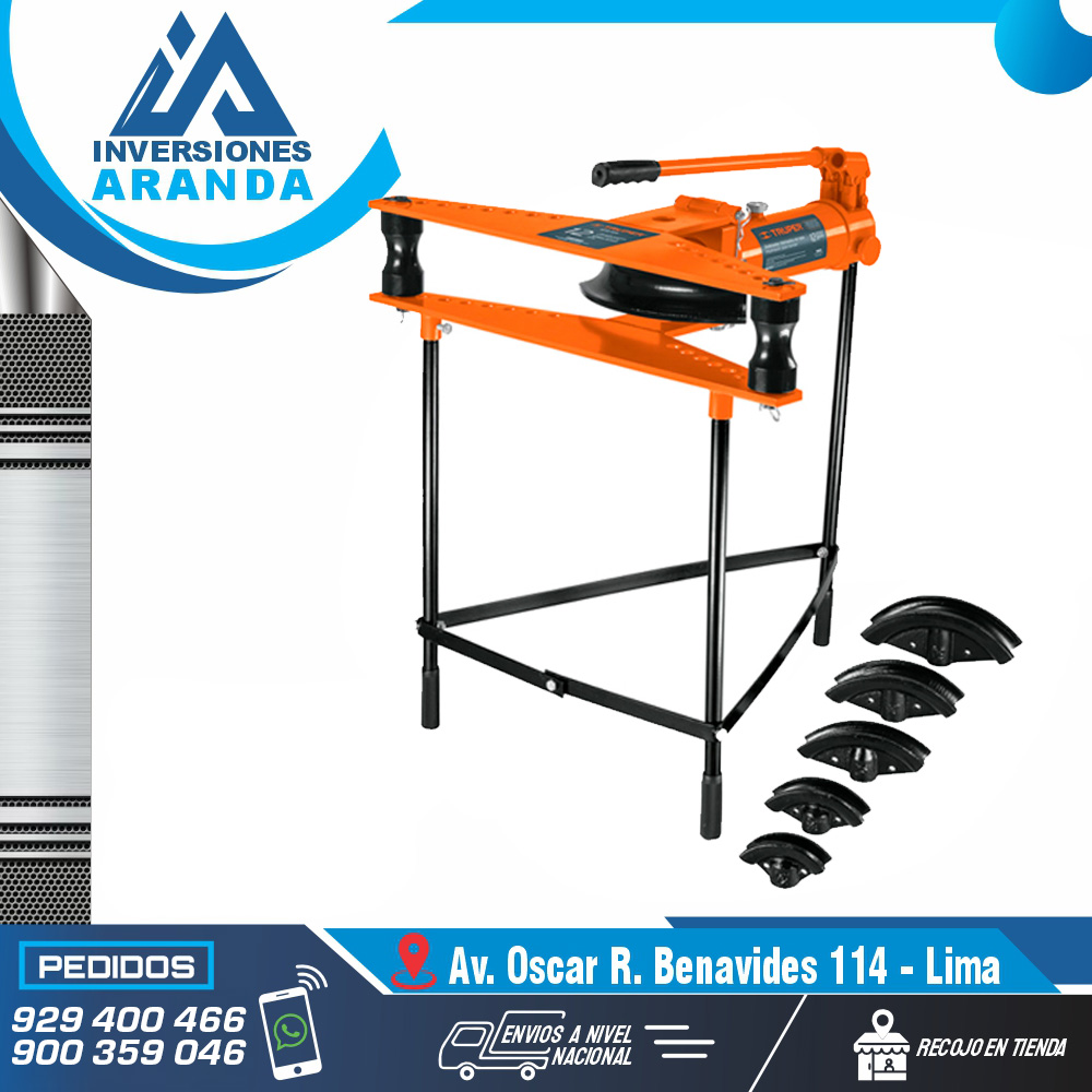 DOBLADOR DE TUBO 12TON HIDRÁULICO HORIZONTAL TRUPER DOBLADOR DE TUBO 12TON HIDRÁULICO HORIZONTAL TRUPER