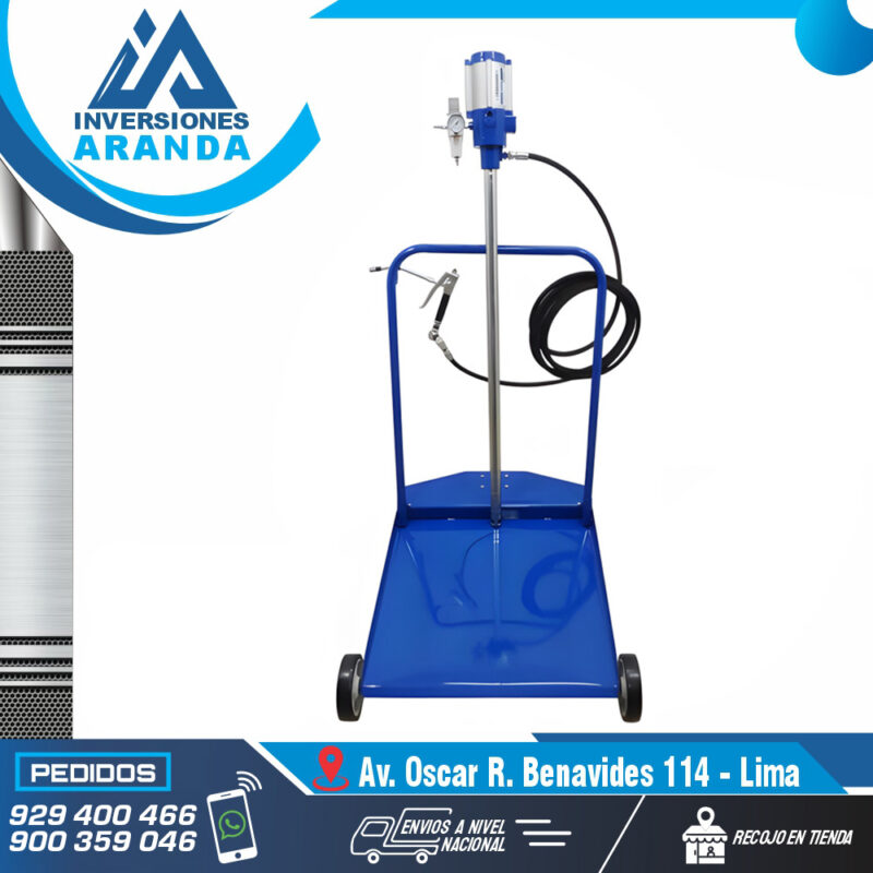 ENGRASADORA NEUMATICA DE 200KG CON COCHE YAMAGUCHI 280C