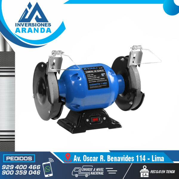 ESMERIL DE BANCO KL009 6 PULGADAS 1/2 HP