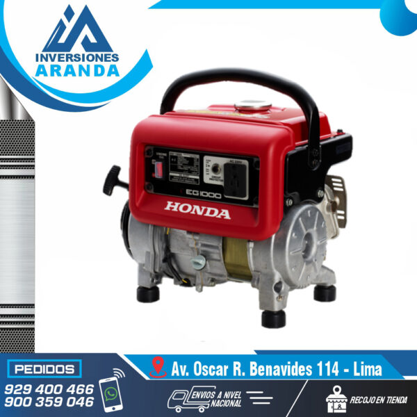 GENERADOR DE CORRIENTE MONOFASICO HONDA MOD- EG1000