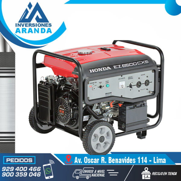 GENERADOR DE CORRIENTE MONOFASICO HONDA MOD-EZ6500CXS