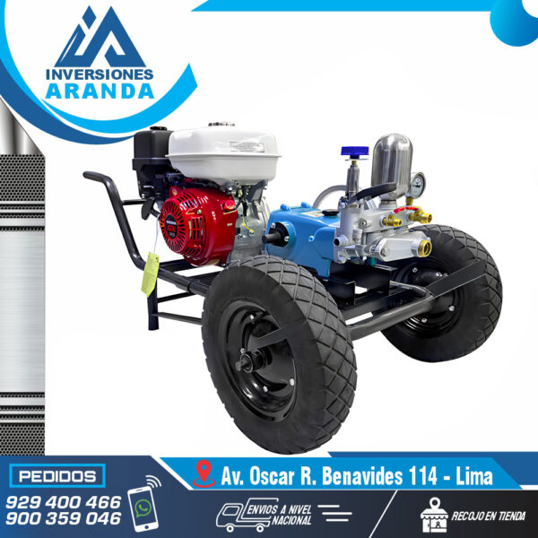 MCH270-534C MOTOFUMIGADORA ESTACIONARIA CON CARRETA Y LLANTAS DE 16″